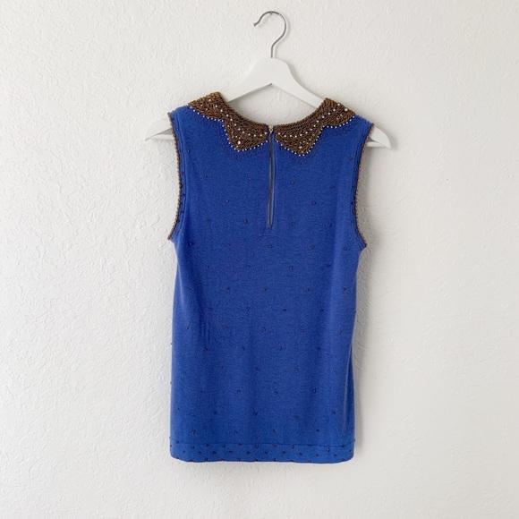 Lilly Pulitzer Kate Sweater Embellished Blue Belle - Picture 6 of 8